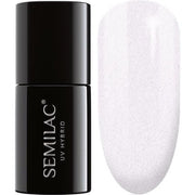 Semilac 092 UV Hybrid Nail Polish Shimmering White 7ml - Maison des fragrances