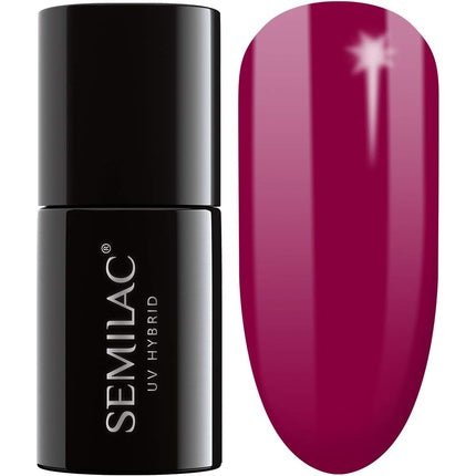 Semilac UV Nail Polish Classic Wine 028 Color 7ml - Maison des fragrances