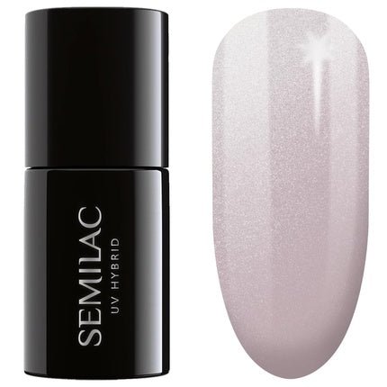 Semilac UV Nail Polish Hybrid 236 Peach Pearl 7ml - Maison des fragrances
