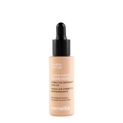 Sensilis Skin D - Pigment Color Drops Makeup Concealer with Bio - Pigment Extract from Sclarea and Stabilized Vitamin C Beige Dore 30ml - Maison des fragrances
