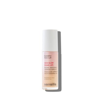 Sensilis Skin Glow Make Up Makeup Primer Moisturizing and Radiant Light Coverage for Dull Skin Suitable for Sensitive Skin 30ml Shade 02 Beige - Maison des fragrances