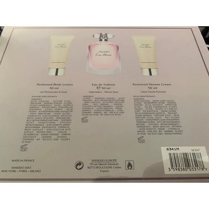 Shiseido Ever Bloom EDT 50ml with Body Lotion and Shower Cream - Maison des fragrances