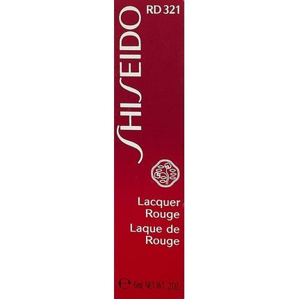 Shiseido Lacquer Rouge Lipgloss Nr. Rd321 Ebi 6ml - Maison des fragrances