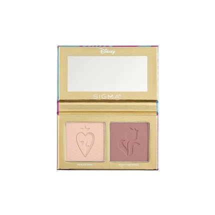 Sigma Beauty and Disney Makeup Palette Alice in Wonderland Highlighter and Blush Palette Gluten Free Cruelty Free Vegan - Maison des fragrances