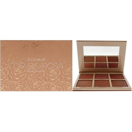 Sigma Beauty Cor - de - Rosa Blush Palette Flushed Neutral Matte Blush Palette Long Lasting Blush Pressed Powder Gluten Free Cruelty Free Vegan Makeup Palette - Maison des fragrances