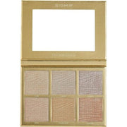 Sigma Beauty GlowKissed Highlight Palette Highlighted Warm Tones Golden Hour Glow Vibes 6 Highlighter Shades Mirror Included Cruelty - Free Vegan Makeup Palette - Maison des fragrances