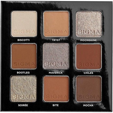 Sigma Beauty On - the - Go Eyeshadow Palette Spicy 9 Bold Eyeshadow Shades in Matte, Shimmer and Metallic Finishes Highly Pigmented Vegan Eye Makeup Palette Clean Beauty Products - Maison des fragrances