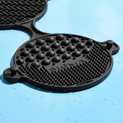 Sigma Beauty Palmat Makeup Brush Cleaner - Perfect for Travel and On the Go - Palm Sized - Black Small - Maison des fragrances