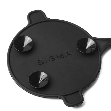 Sigma Beauty Palmat Makeup Brush Cleaner - Perfect for Travel and On the Go - Palm Sized - Black Small - Maison des fragrances