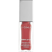 Sigma Beauty Renew Lip Oil Fresh Pink Sheen Nourishing Non Sticky Lip Oil with Subtle Sheen Paraben Free Lip Gloss Tranquil - Maison des fragrances