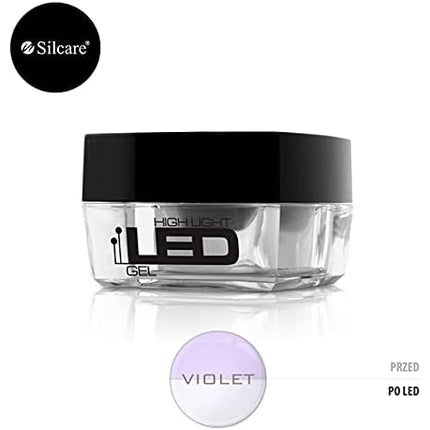 Silcare High Light LED Violet Gel Builder 15g - Maison des fragrances
