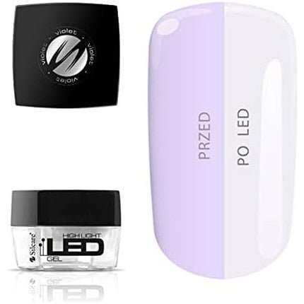 Silcare High Light LED Violet Gel Builder 15g - Maison des fragrances