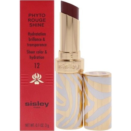Sisley Phyto Rouge Shine Hydrating Glossy No. 12 Sheer Cocoa 3g Lipstick - Maison des fragrances