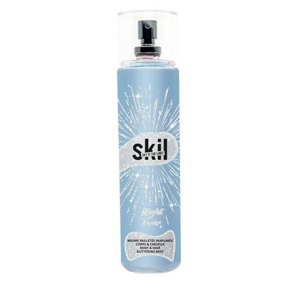 Skil Perfume Mist Sequin Night Fever Collection Night Call Scent Jasmine Vanilla Bottle Made in France from Grasse Eau de Parfum (EDP) Femme 250ml - Maison des fragrances