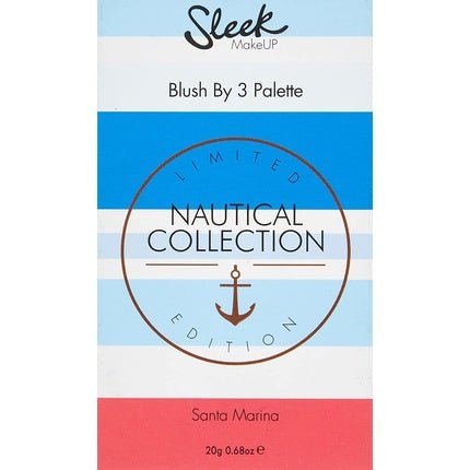 Sleek MakeUP Blush By 3 Santa Marin 20g - Maison des fragrances