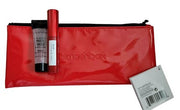 Smashbox Deluxe Trial Size Set - Super Fan Volumizing Mascara Black 5 Ml, Photo Finish Smoothing Liquid Primer 71 Ml, Textile Makeup Bag Red - Maison des fragrances