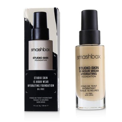 SmashBox Studio Skin 15 Hour Wear Hydrating Foundation 0.2 oz - Very Fair With Warm, Peachy Undertone 1 Fl Oz - Maison des fragrances