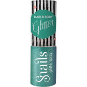 Snails 511604 Turquoise Hair and Body Glitter for Kids 3+ - Glitter Spray, Safe for Skin - Maison des fragrances