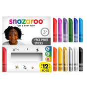 Snazaroo 1172193 Children's Makeup Set with 12 Pens Water - Based Face Paint for Sensitive Skin for Carnival, Halloween - Maison des fragrances