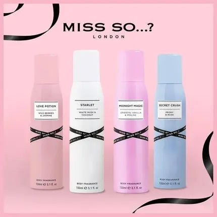 So… Miss So...? 's Love Potion Wild Berries & Jasmine Body Mist Fragrance Eau de Toilette (EDT) Femme 150ml - Maison des fragrances