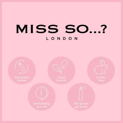 So… Miss So...? Womens Starlet Body Mist Fragrance Fruity Sweet Vanilla Eau de Toilette (EDT) Femme 150ml - Maison des fragrances