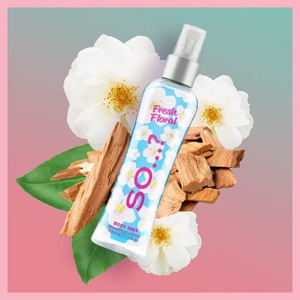 So… So...? Womens Fresh Floral Body Mist Fragrance Eau de Toilette (EDT) Femme 100ml - Maison des fragrances