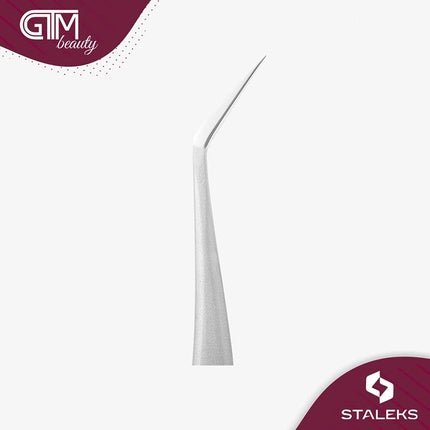 STALEKS Professional Eyelash Tweezers Expert 41 Type 9 L - shaped 35 inches - Maison des fragrances