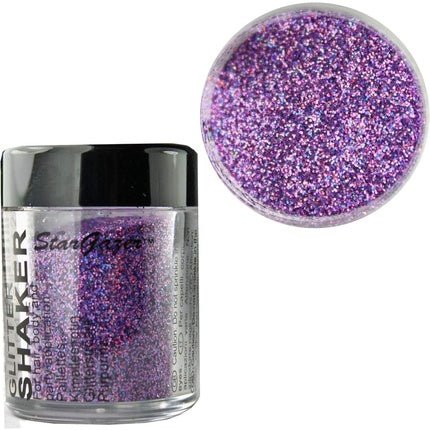 Stargazer Glitter Shaker Lazer Purple Cosmetic Glitter Powder for Eyes Lips Face Body Hair Nails - Maison des fragrances
