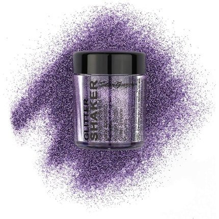 Stargazer Glitter Shaker Lazer Purple Cosmetic Glitter Powder for Eyes Lips Face Body Hair Nails - Maison des fragrances
