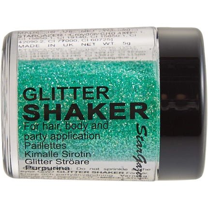 Stargazer Green Glitter Shaker for Eyes, Lips, Face, Body, Hair and Nails - Maison des fragrances