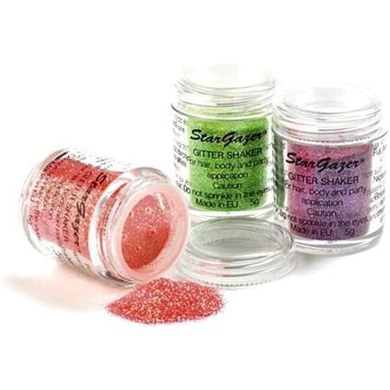 Stargazer UV Glitter Shaker White Cosmetic Glitter Powder for Eyes Lips Face Body Hair and Nails - Maison des fragrances