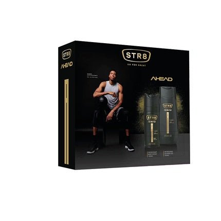 Str8 Ahead Deodorant Spray 150 Ml And Shower Gel 250 Ml - Maison des fragrances