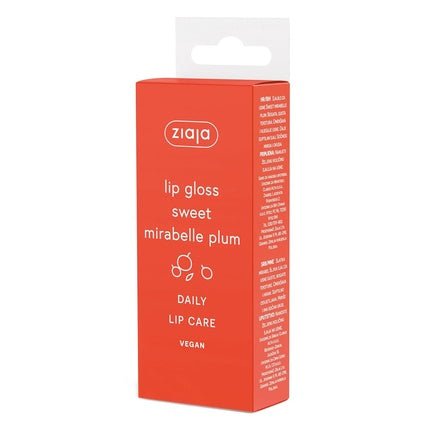 Sweet Mirabelle Plum Lip Gloss Lip Balm Ziaja - Maison des fragrances
