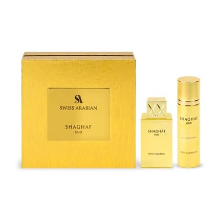 Swiss Arabian Shaghaf Oud Giftset + Body Unisex Fragnance Eau de Parfum (EDP) Mixte 75ml - Maison des fragrances