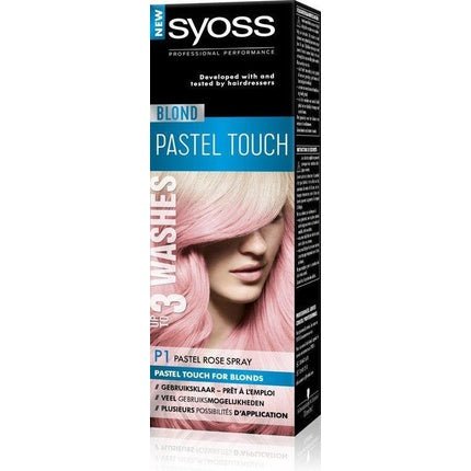 Syoss Color Blond Pastel Touch P1 Pastel Rose Spray - 1 Piece - Maison des fragrances