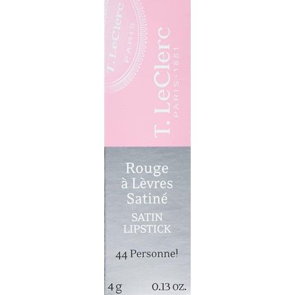 T. LeClerc Satin Lipstick 44 Personnel 3g - Maison des fragrances