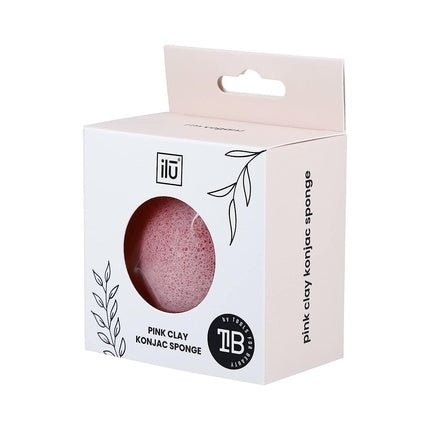 T4B Ilu Konjac Makeup Sponge with Cord - Pink - Maison des fragrances