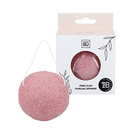 T4B Ilu Konjac Makeup Sponge with Cord - Pink - Maison des fragrances