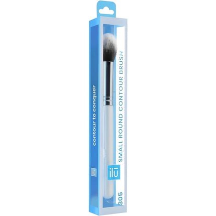 T4B Ilu Mu 305 Small Round Contour Makeup Brush for Blush, Bronzers or Highlighters - Bristles 30mm, Brush 186mm - Maison des fragrances