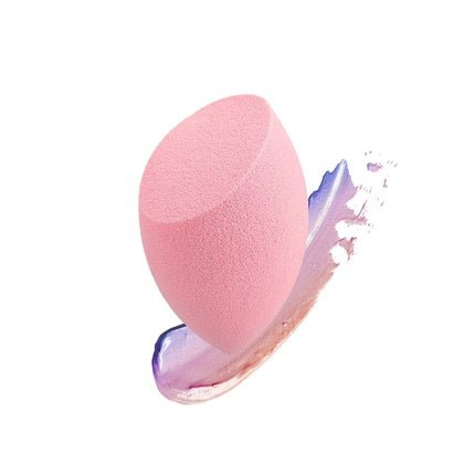 T4B ILU Olive Cut Shaped Pink Makeup Sponge - Maison des fragrances
