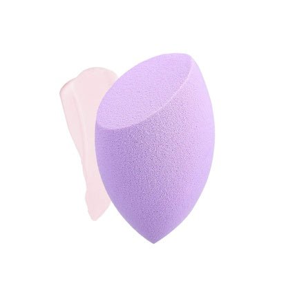 T4B ILU Olive Cut Shaped Purple Makeup Sponge - Maison des fragrances