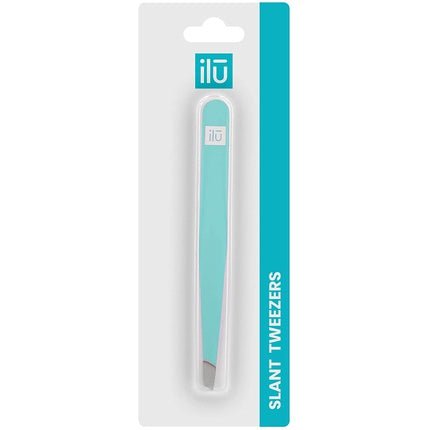 T4B ILU Precision Tip Eyebrow Tweezers for Facial Hair Removal Blue - Maison des fragrances