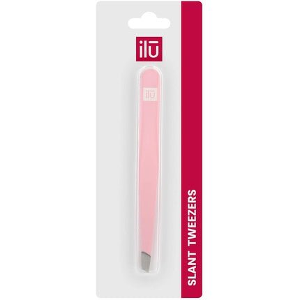 T4B ILU Precision Tip Eyebrow Tweezers for Facial Hair Removal Pink - Maison des fragrances