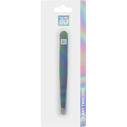 T4B ILU Precision Tip Eyebrow Tweezers for Facial Hair Removal Rainbow - Maison des fragrances