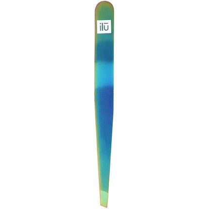 T4B ILU Precision Tip Eyebrow Tweezers for Facial Hair Removal Rainbow - Maison des fragrances