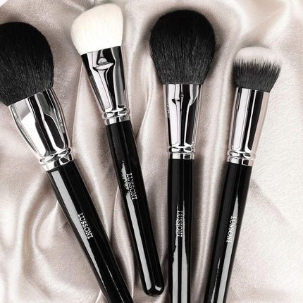 T4B LUSSONI 300 Series Professional Makeup Brushes for Bronzer, Highlighter, Blush, Powder, and Contouring - Angled, Round Shape (PRO 300 Angled Blush Brush) - Maison des fragrances