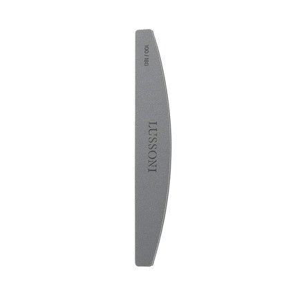 T4B LUSSONI MYLAR Half Moon Nail Files 100/180 Grit for Gel or Acrylic Nails - Pack of 20 - Maison des fragrances