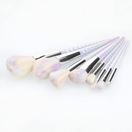 T4B MIMO 8 - Piece Makeup Brush Set Cosmetic Brush Set Beauty Foundation Powder Brush Eyeshadow Flawless Makeup Premium Brush Set Kabuki Blush Brush Foundation Contouring Unicorn - Maison des fragrances