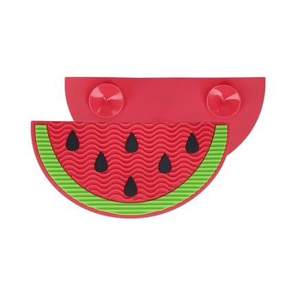 T4B MIMO Makeup Brush Cleaner - Watermelon Shaped Silicone Design for Easy and Convenient Regular Brush Cleaning - Maison des fragrances