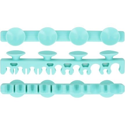 T4B MIMO Makeup Brush Dryer Stand Silicone Makeup Brush with Suction Cups for Smooth Surfaces Turquoise - Maison des fragrances